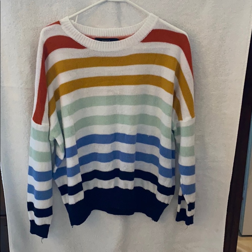 Rainbow Stripes sweater